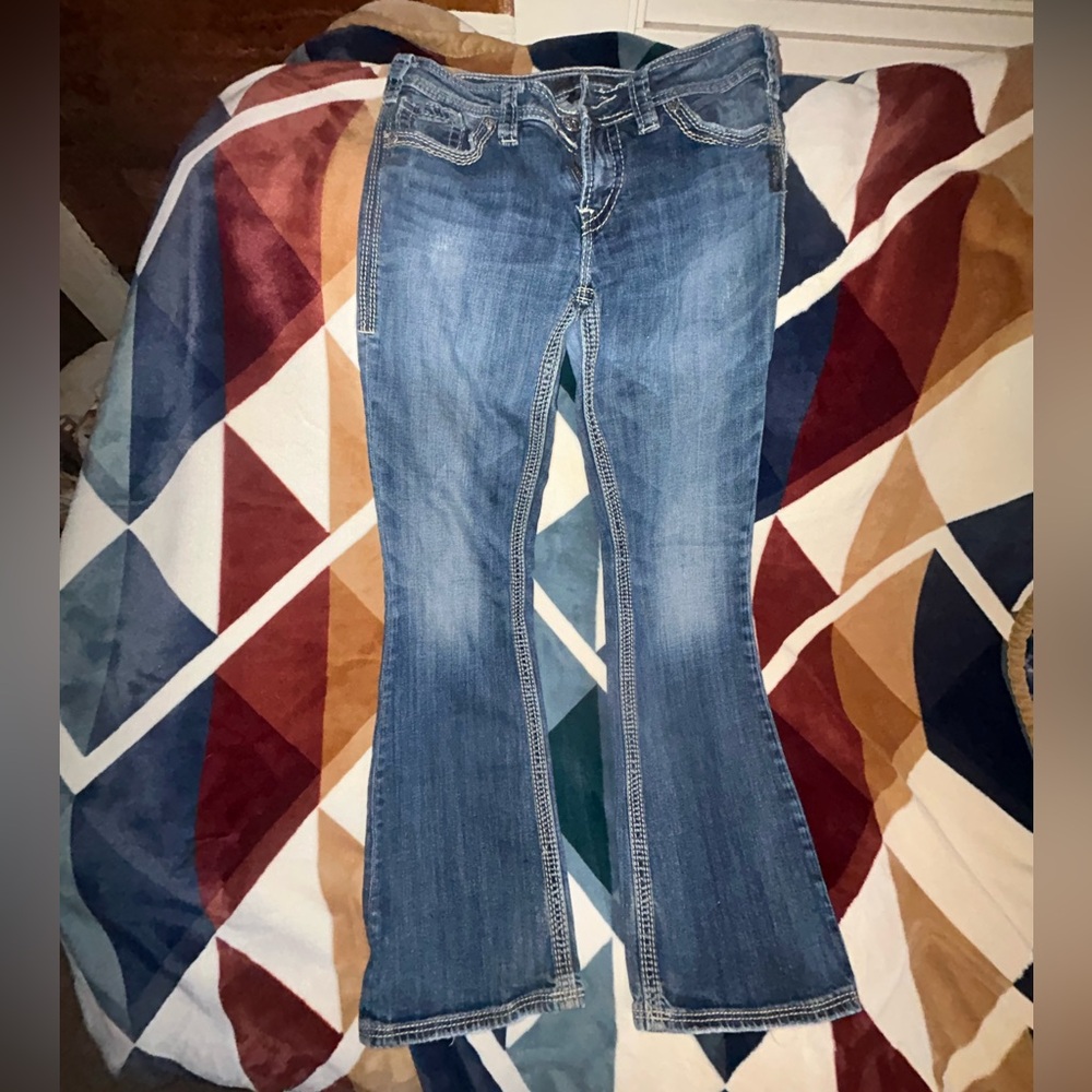 Suki Surplus Silvers Boot Cut Jeans size 27